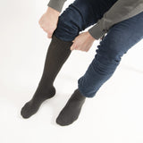 Wollstiefelsocken für Herren - Anthrazit