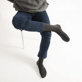 Wollstiefelsocken für Herren - Anthrazit