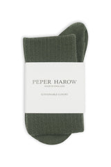 Men's Wool Boot Socks - Olive