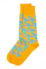 Vertex Men's Socks - Yellow