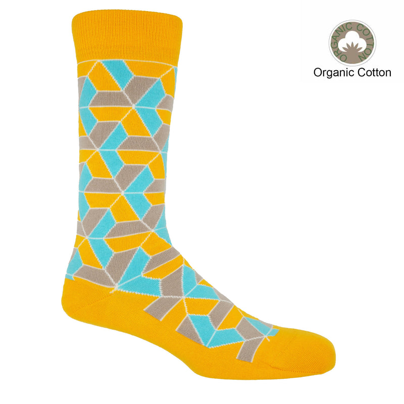 Vertex Men's Socks - Yellow