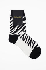 Zebra Women's Socks - Black
