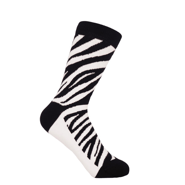 Zebra Women's Socks - Black