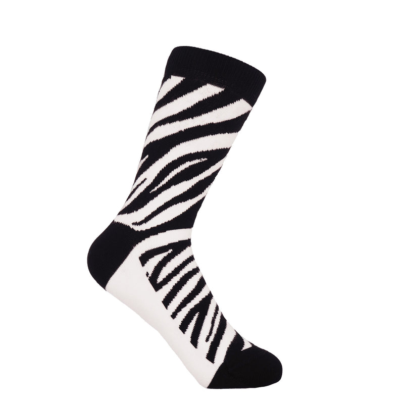 Calzini Happy Socks Zebra – Cotone Morbido, Fantasia Animaliera, Uomo/Donna