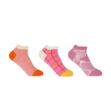 Women's Trainer Sock Bundle - Zigzag, Grid & Delicate