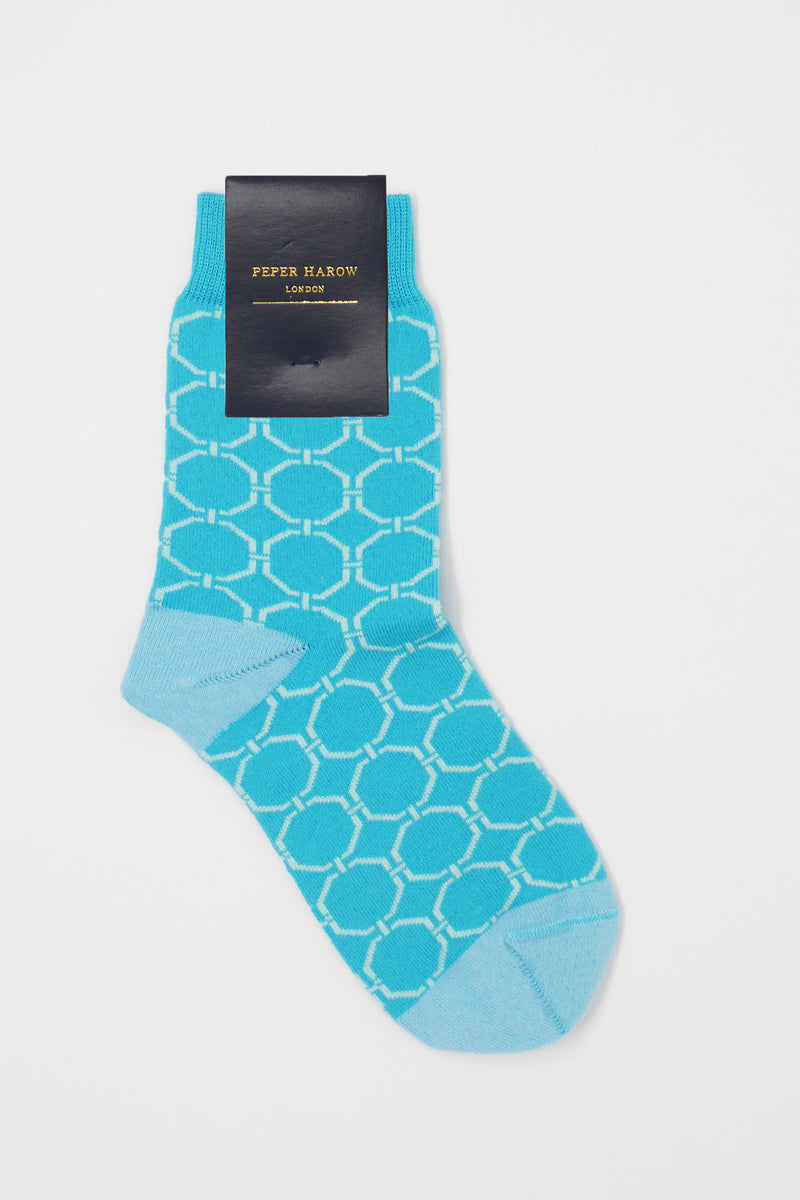 Beehive Aqua Women's Luxury Socks