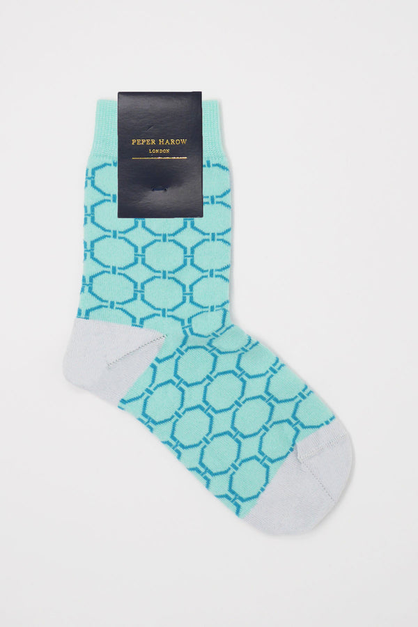 Beehive Mint Luxury Women's Socks