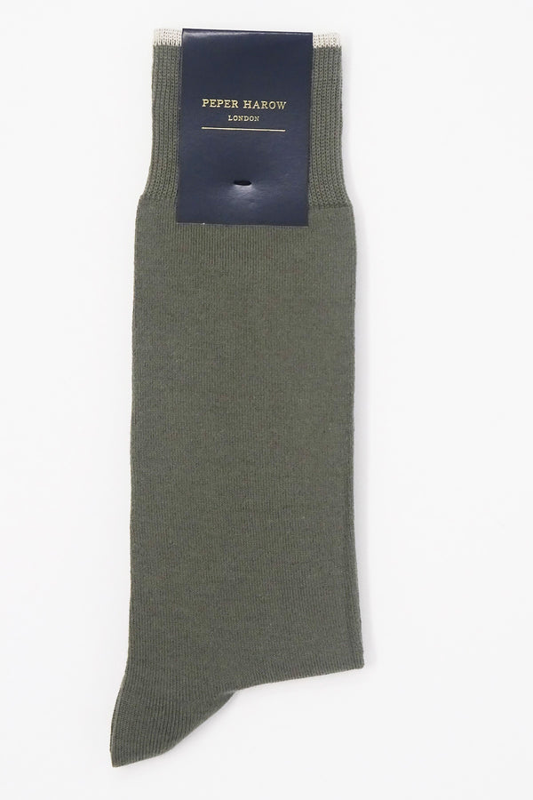 Big Target Olive Men's Socks