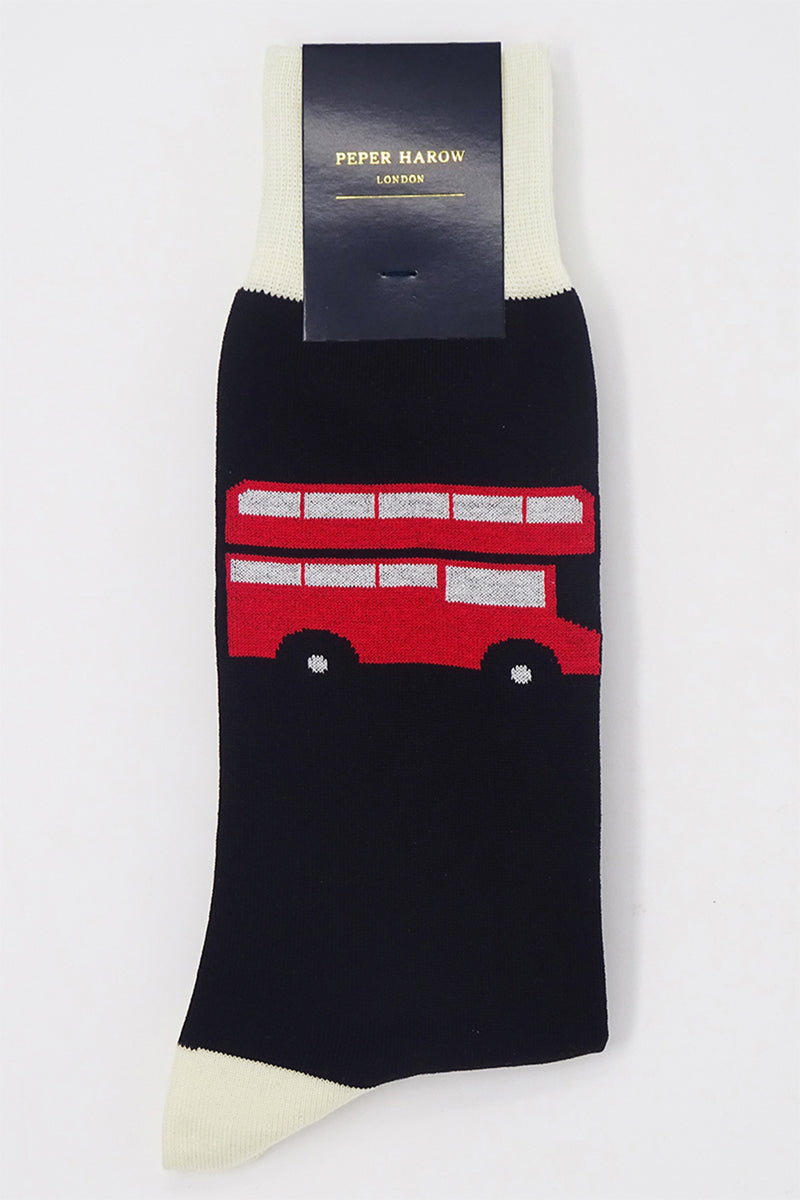 London Bus Men's Socks - Black