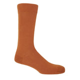 Classic Men's Socks - Burnt Orange
