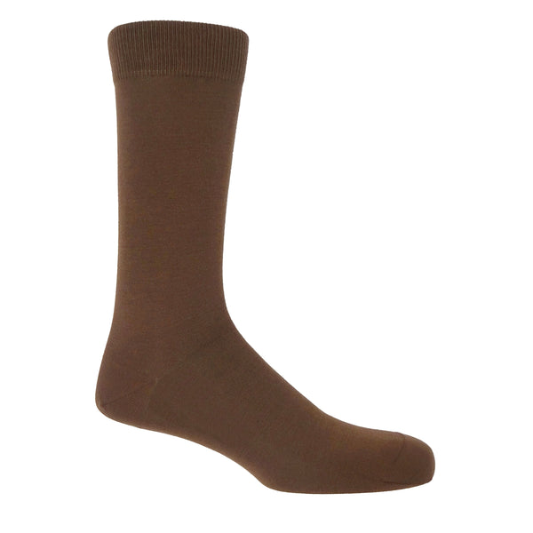 Classic Men's Socks - Chocolate