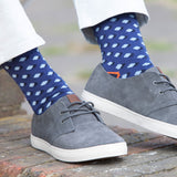 Disruption Navy Men's Luxury Socks