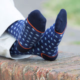 Disruption Navy Men's Luxury Socks