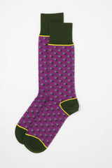 Disruption Men's Socks - Violet