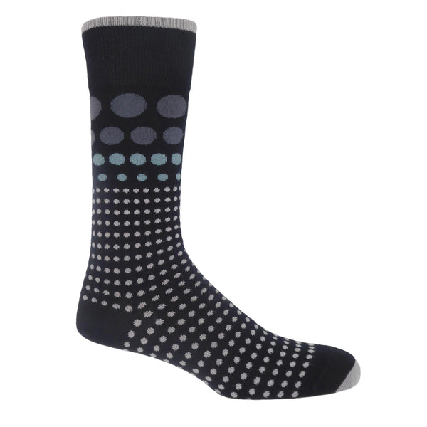 Grad Polka Men's Socks - Black