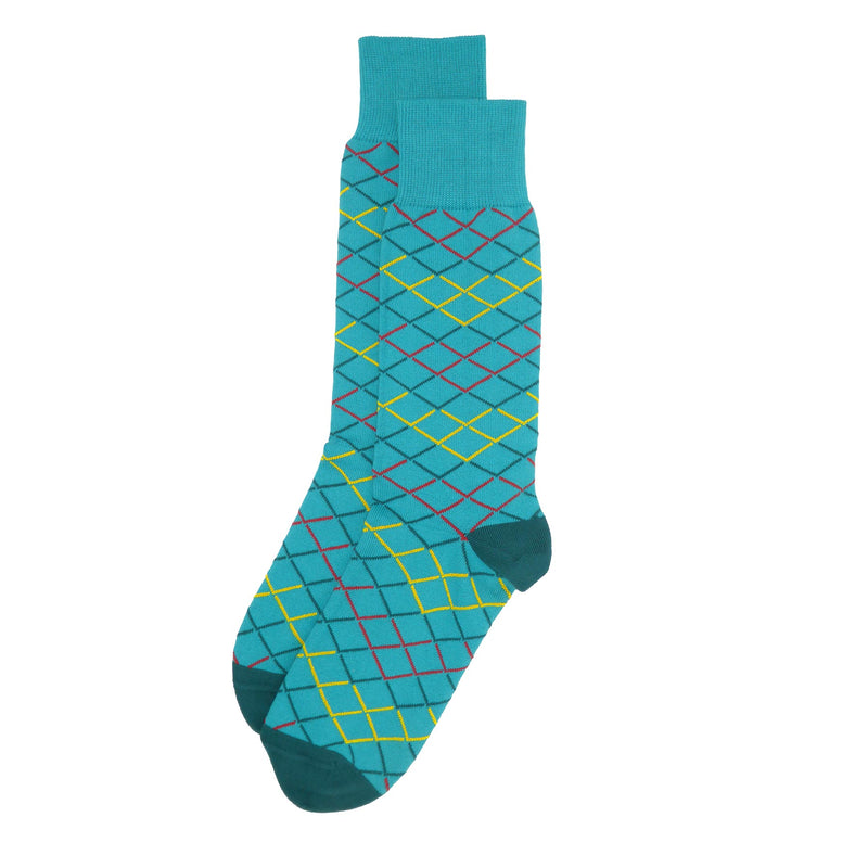 Blue Hastings Luxury Men's Socks