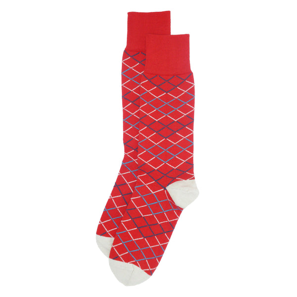 Red Hastings Luxury Men's Socks