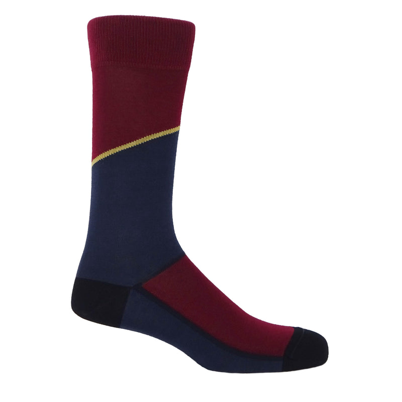 Hilltop Men's Socks - Navy 