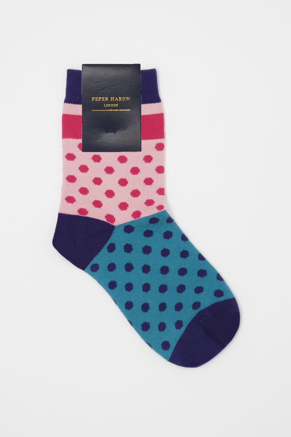 Katherine bubblegum luxury ladies socks