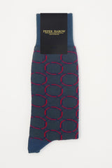 Linked Spruce Men's Luxury Socks