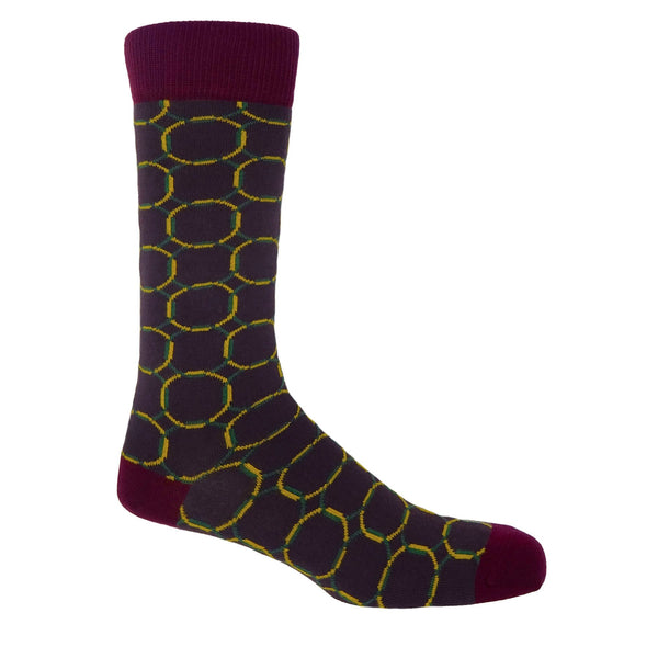 Linked Wine Men's Luxury Socks