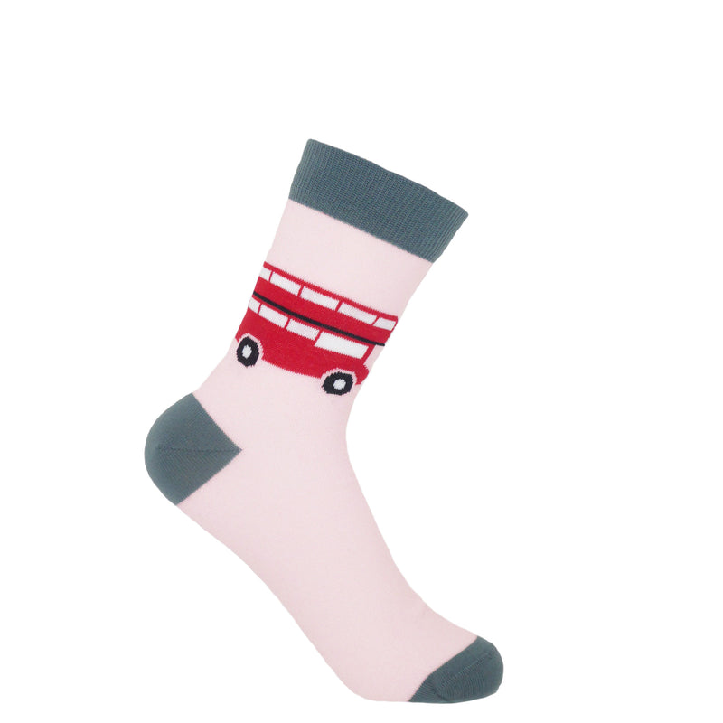 London Bus Women's Socks - Pink