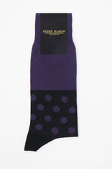 Mayfair Men's Socks - Purple
