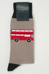 London Bus Mink Men's Socks Rider