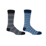Multistripe Herren-Bundle - Schwarz &amp; Marineblau