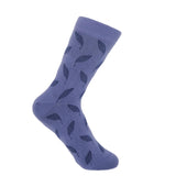 Leaf Navy Women's Luxury Socks