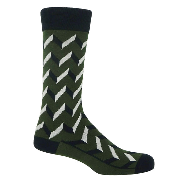 Optical Men's Socks - Earth