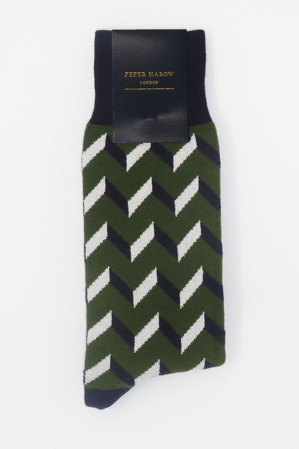 Optical Earth Men's Luxury Socks