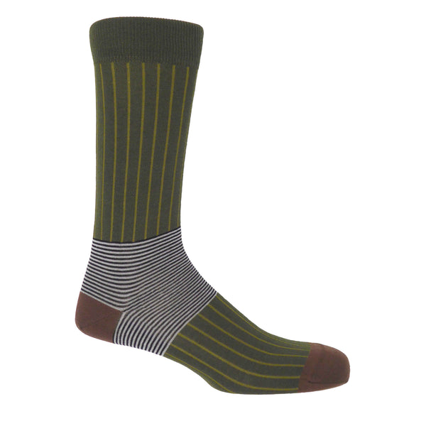 Oxford Sage Luxury Men's Socks
