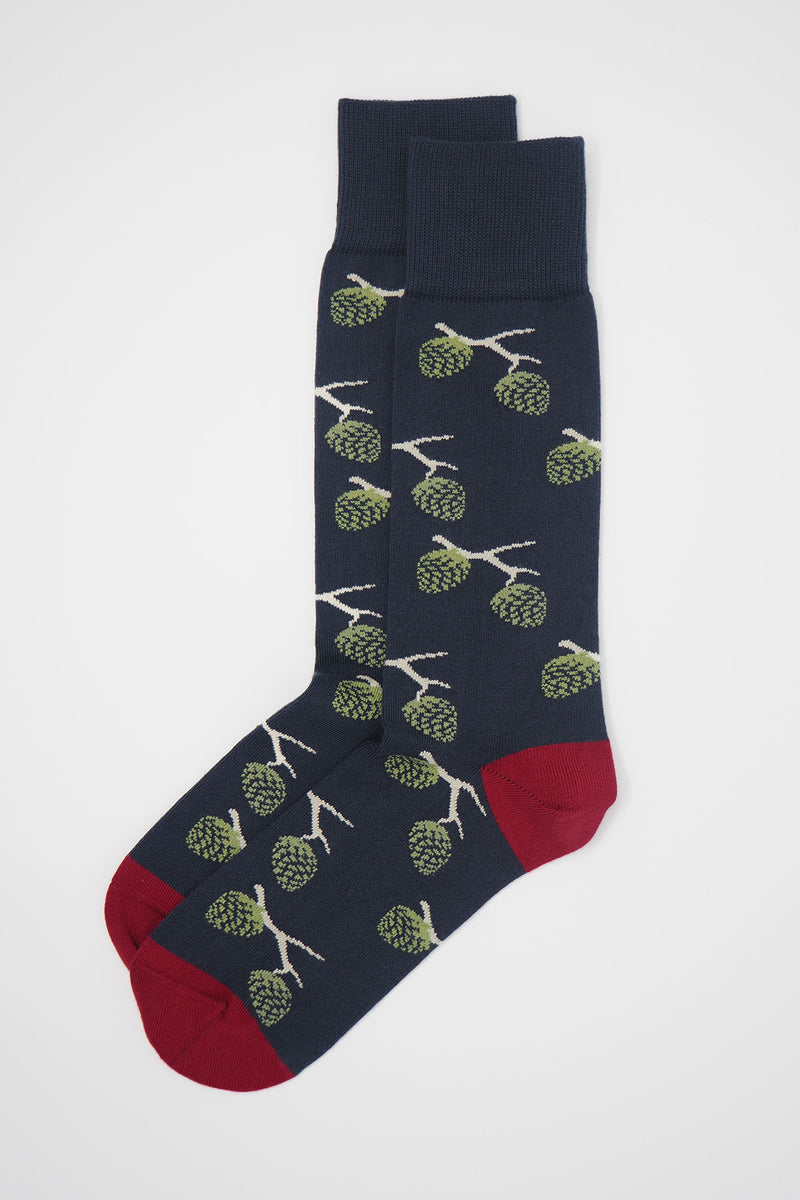 Pine Men's Socks - Navy