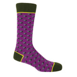 Disruption Violet Luxury Men's Socks
