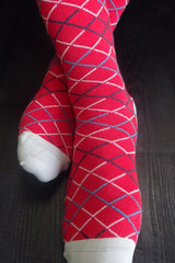 Red Hastings Luxury Men's Socks