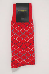 Red Hastings Luxury Men's Socks