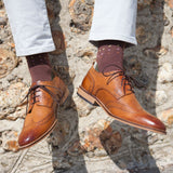 Square Polka Men's Socks - Autumn