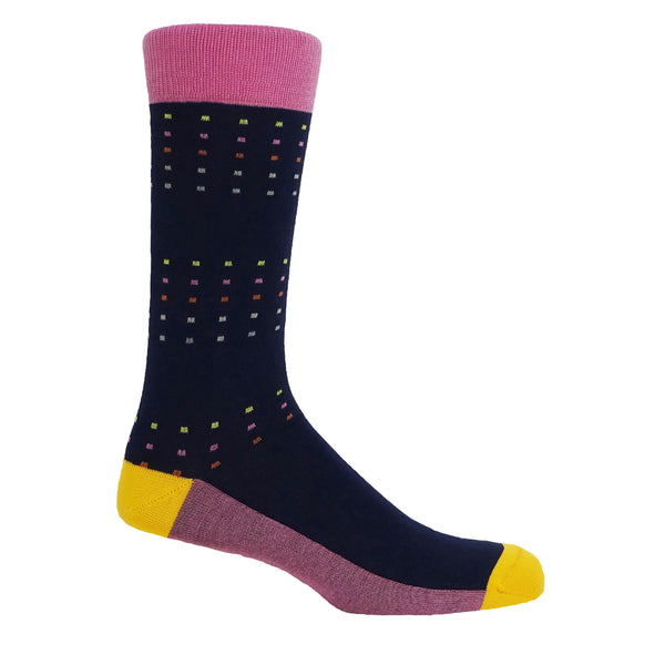 Square Polka Men's Socks - Summer