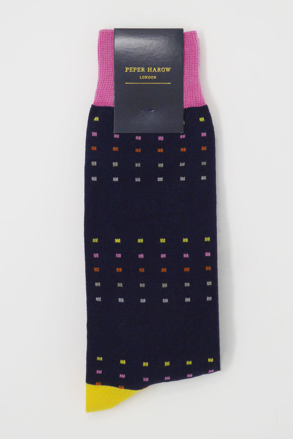 Square Polka Men's Socks - Summer