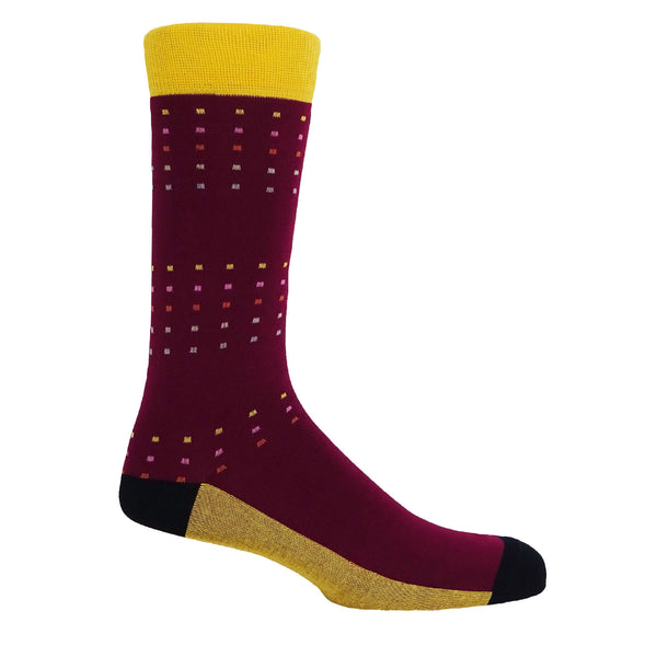 Square Polka Men's Socks - Winter