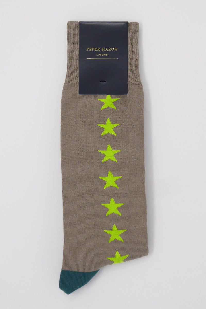 Starfall Olive Luxury Men's Socks
