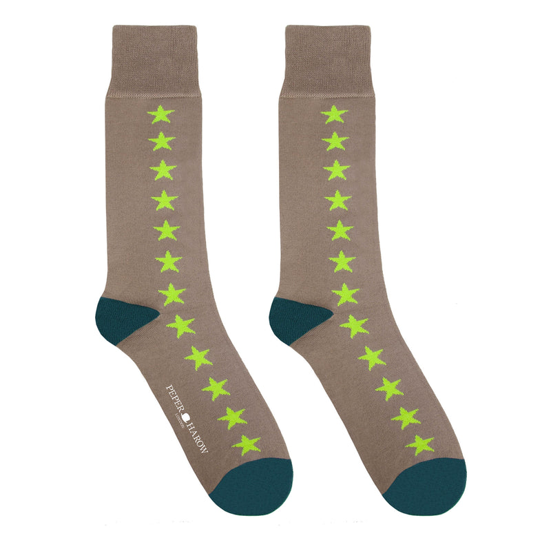Starfall Men's Socks - Olive