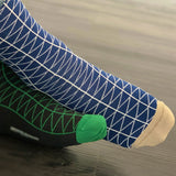 Tritile Royal Blue and Tritile Black Luxury Men's Socks