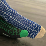 Tritile Royal Blue and Tritile Black Luxury Men's Socks