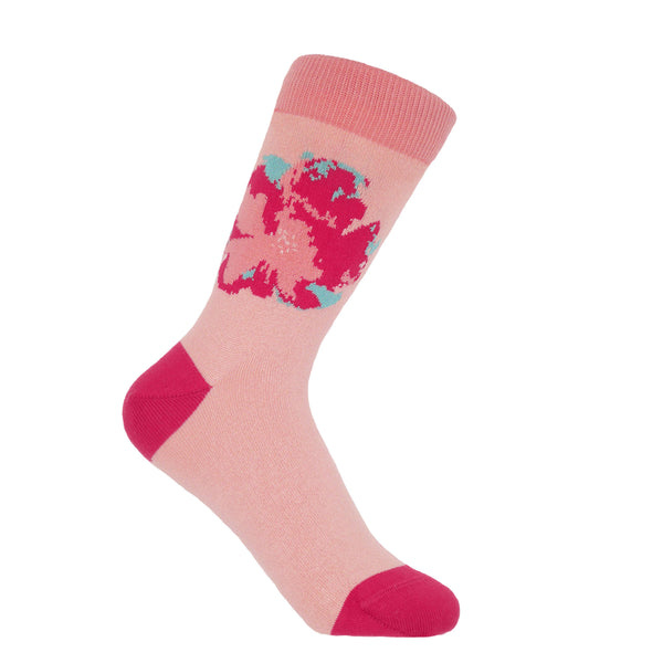 Wild Flower Women's Socks - Blush