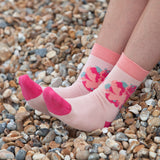 Wild Flower Women's Socks - Blush