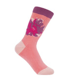 Wild Flower Women's Socks - Peach