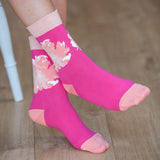 Wild Flower Women's Socks - Rose