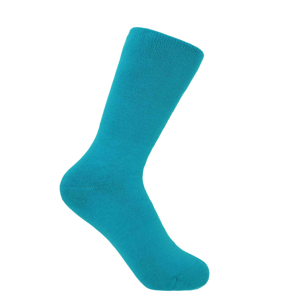 Plain Bed Socks Aqua